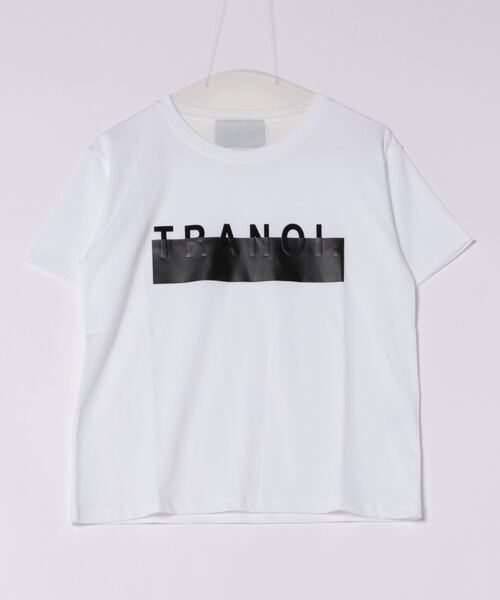 Jines（ジネス）の「TRANOIプリント Tシャツ（Tシャツ/カットソー・レディース・ホワイト/ブラック/ホワイト系その他/ブラック系その他・38）」の16枚目の写真