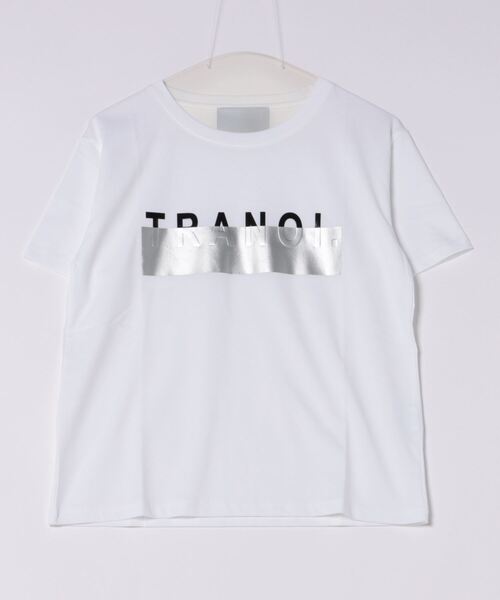 Jines（ジネス）の「TRANOIプリント Tシャツ（Tシャツ/カットソー・レディース・ホワイト/ブラック/ホワイト系その他/ブラック系その他・38）」の15枚目の写真