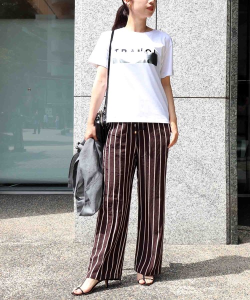 TRANOIプリント Tシャツ（Tシャツ/カットソー）｜Jines（ジネス）