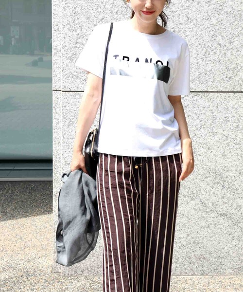 TRANOIプリント Tシャツ（Tシャツ/カットソー）｜Jines（ジネス）