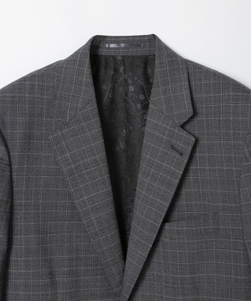 MEN'S BIGI（メンズビギ）の「ウールメランジグレンチェックスーツ＜セットアップ＞（スーツセット・メンズ・ネイビー/グレー・01/02/03/04）」の10枚目の写真