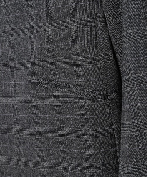 MEN'S BIGI（メンズビギ）の「ウールメランジグレンチェックスーツ＜セットアップ＞（スーツセット・メンズ・ネイビー/グレー・01/02/03/04）」の13枚目の写真