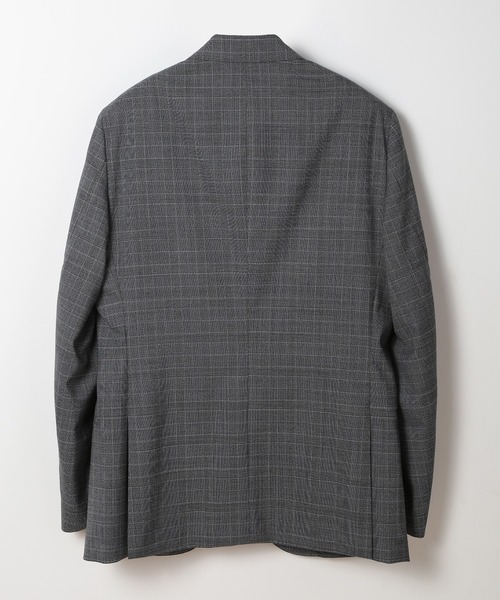 MEN'S BIGI（メンズビギ）の「ウールメランジグレンチェックスーツ＜セットアップ＞（スーツセット・メンズ・ネイビー/グレー・01/02/03/04）」の8枚目の写真