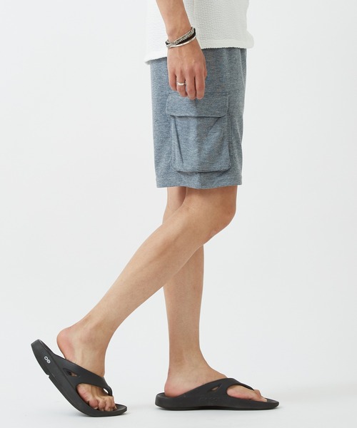 improves（インプローブス）の「ダンボール素材 ショート カーゴパンツ（カーゴパンツ・メンズ・ブラック系/チャコール/ベージュ/グレイッシュベージュ/杢グレー/ブラック/イエロー/オレンジ/エメラルド/ブルー・X-LARGE/LARGE/MEDIUM）」の12枚目の写真