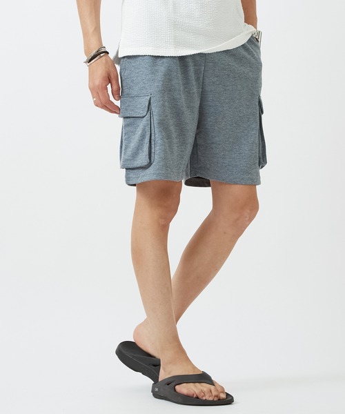 improves（インプローブス）の「ダンボール素材 ショート カーゴパンツ（カーゴパンツ・メンズ・ブラック系/チャコール/ベージュ/グレイッシュベージュ/杢グレー/ブラック/イエロー/オレンジ/エメラルド/ブルー・X-LARGE/LARGE/MEDIUM）」の14枚目の写真