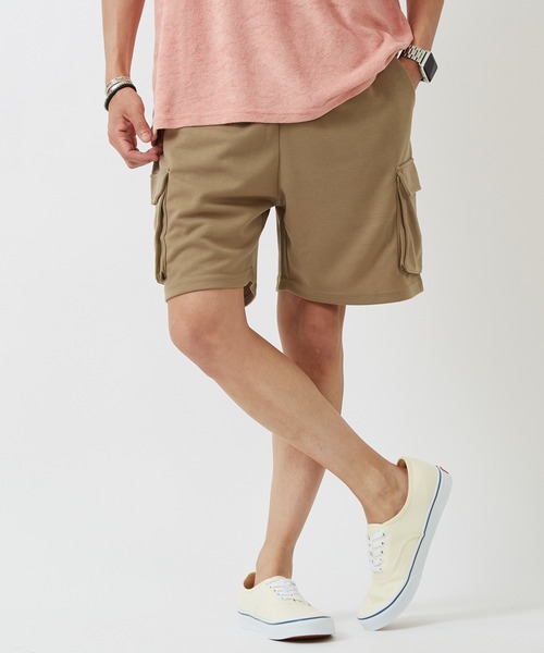 improves（インプローブス）の「ダンボール素材 ショート カーゴパンツ（カーゴパンツ・メンズ・ブラック系/チャコール/ベージュ/グレイッシュベージュ/杢グレー/ブラック/イエロー/オレンジ/エメラルド/ブルー・X-LARGE/LARGE/MEDIUM）」の21枚目の写真