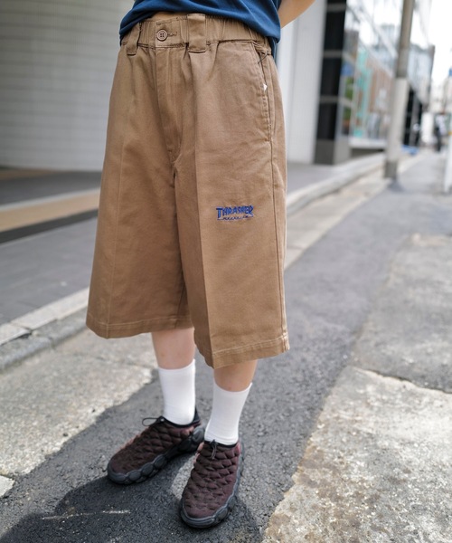 セール】WORK HALF PANTS/スラッシャーワイドバギーシルエット