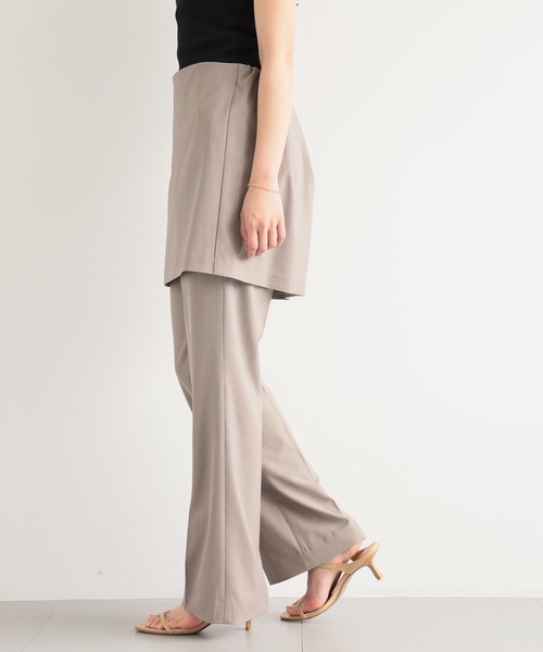 BARNYARDSTORM（バンヤードストーム）の「BARNYARDSTORM / ビスチェレイヤードパンツセット（セットアップ・レディース・ブラック/モカ・0/1）」の19枚目の写真