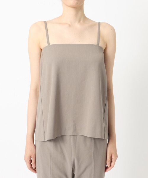 BARNYARDSTORM（バンヤードストーム）の「BARNYARDSTORM / ビスチェレイヤードパンツセット（セットアップ・レディース・ブラック/モカ・0/1）」の4枚目の写真