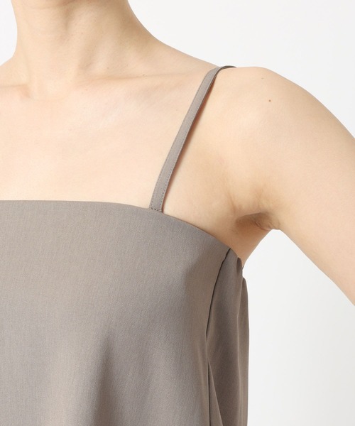 BARNYARDSTORM（バンヤードストーム）の「BARNYARDSTORM / ビスチェレイヤードパンツセット（セットアップ・レディース・ブラック/モカ・0/1）」の3枚目の写真