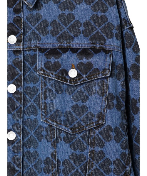 PAMEO POSE（パメオポーズ）の「Pixel Clover Denim Jacket