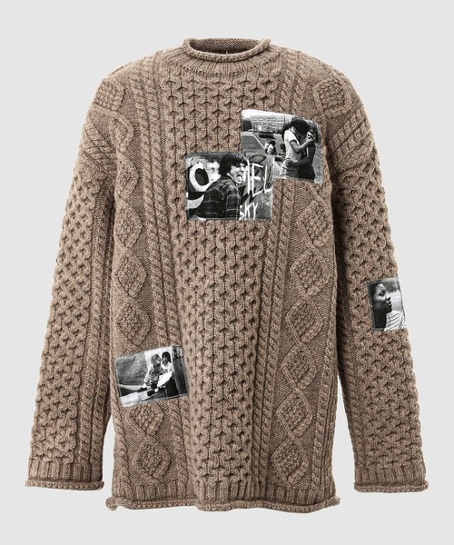 TAKAHIROMIYASHITATheSoloIst.（タカヒロミヤシタザソロイスト）の「roll neck huge fishermans sweater（ニット/セーター・メンズ・ブラック/グレー/ネイビー/ベージュ・44）」の3枚目の写真