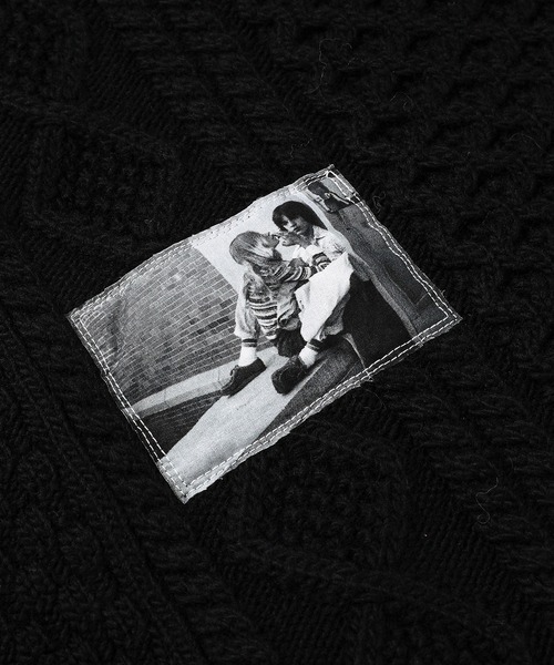 TAKAHIROMIYASHITATheSoloIst.（タカヒロミヤシタザソロイスト）の「roll neck huge fishermans sweater（ニット/セーター・メンズ・ブラック/グレー/ネイビー/ベージュ・44）」の7枚目の写真