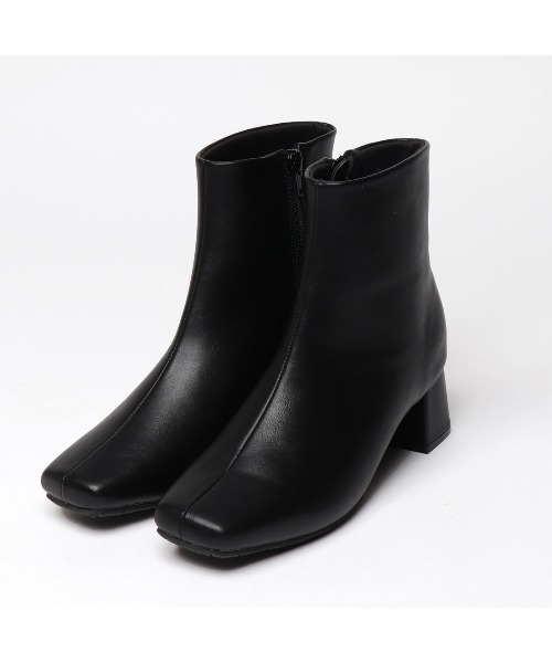 EVOL（イーボル）の「【EVOL】ソフトスクエアショートブーツ IX5473（ブーツ・レディース・ブラック/アイボリー/ブラック系その他/シルバー/モカ・LL/S/L/M）」の21枚目の写真