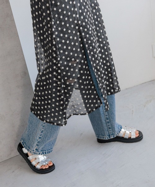 LOWRYS FARM（ローリーズファーム）の「ガラシアーキャミワンピ 131998（ワンピース・レディース・ホワイト/ブラック/ブラック系その他・FREE）」の22枚目の写真