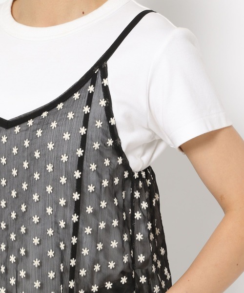 LOWRYS FARM（ローリーズファーム）の「ガラシアーキャミワンピ 131998（ワンピース・レディース・ホワイト/ブラック/ブラック系その他・FREE）」の17枚目の写真