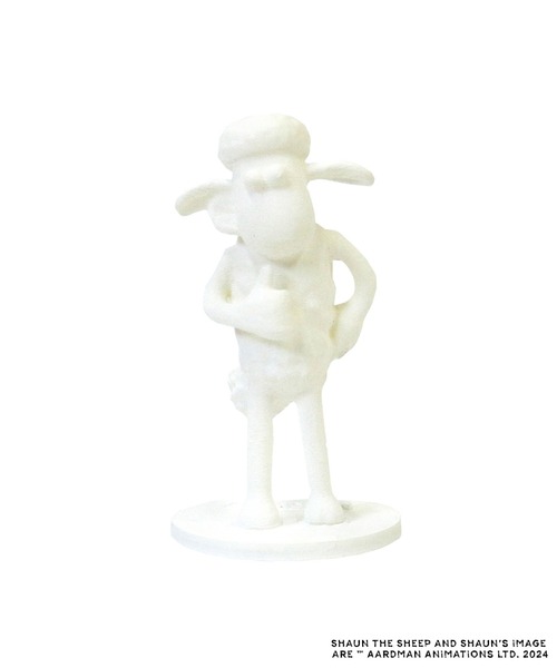 ひつじのショーン(ヒツジノショーン)の「【公式】ひつじのショーン立体ぬりぬり(フィギュア・レディース・ホワイト・FREE)」の2枚目の写真