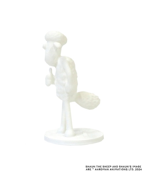 ひつじのショーン(ヒツジノショーン)の「【公式】ひつじのショーン立体ぬりぬり(フィギュア・レディース・ホワイト・FREE)」の4枚目の写真