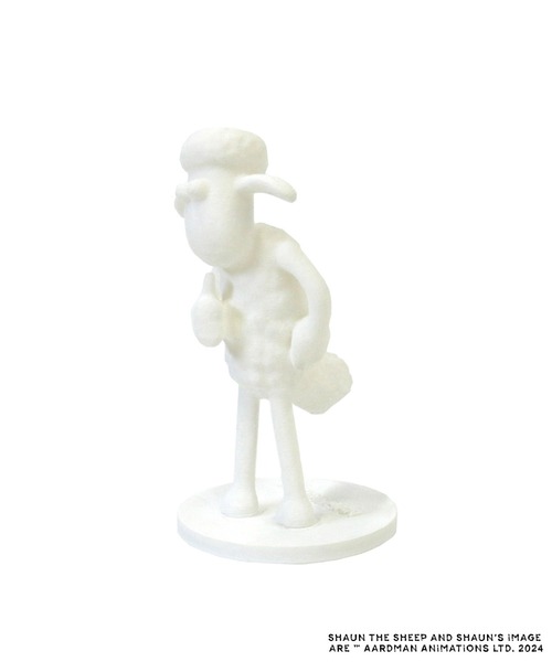 ひつじのショーン(ヒツジノショーン)の「【公式】ひつじのショーン立体ぬりぬり(フィギュア・レディース・ホワイト・FREE)」の3枚目の写真