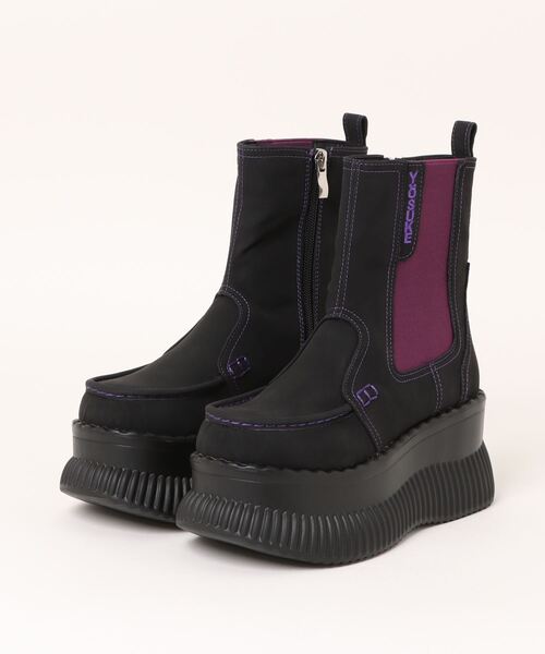 【セール】「YOSUKE/ヨースケ」厚底サイドゴアショートブーツ（ブーツ）｜YOSUKE（ヨースケ）