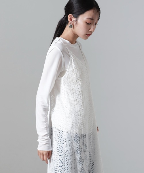 NANO universe(ナノユニバース)の「メローシアーカットトップス(Tシャツ/カットソー・レディース・ブルー/ブラック/ホワイト・FREE)」の18枚目の写真