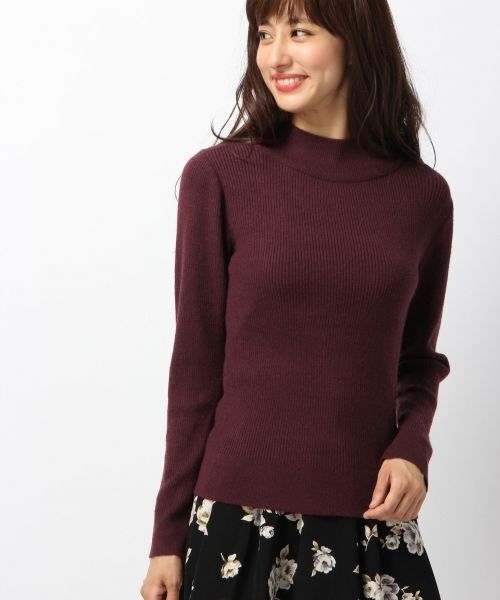 Heather（ヘザー）の「ボトルネックインナー　705044（ニット/セーター・レディース・レッド/ブラック/オフホワイト/ホワイト×ブラック/ホワイト・FREE）」の5枚目の写真