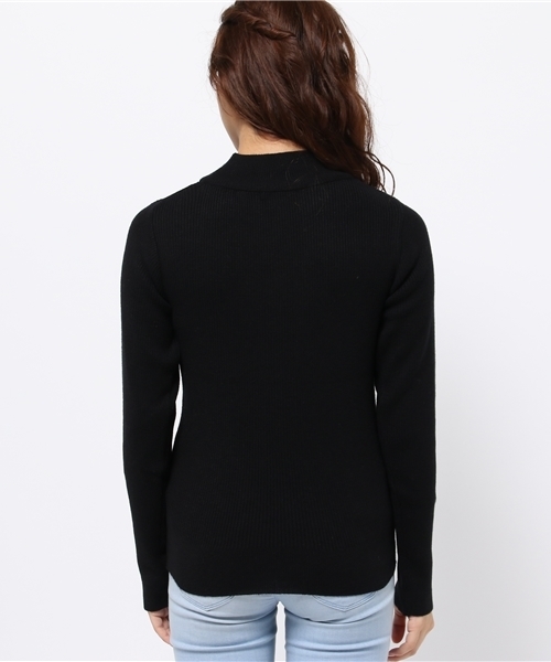 Heather（ヘザー）の「ボトルネックインナー　705044（ニット/セーター・レディース・レッド/ブラック/オフホワイト/ホワイト×ブラック/ホワイト・FREE）」の8枚目の写真