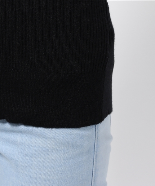 Heather（ヘザー）の「ボトルネックインナー　705044（ニット/セーター・レディース・レッド/ブラック/オフホワイト/ホワイト×ブラック/ホワイト・FREE）」の11枚目の写真