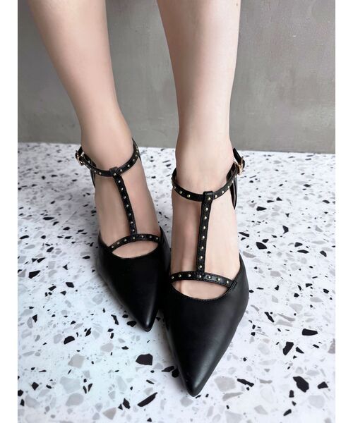 RESEXXY（リゼクシー）の「スタッズコンビパンプス（パンプス・レディース・ブラック/アイボリー・LARGE/MEDIUM/SMALL）」の20枚目の写真