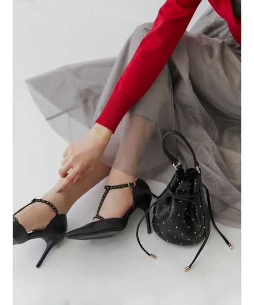 RESEXXY（リゼクシー）の「スタッズコンビパンプス（パンプス・レディース・ブラック/アイボリー・LARGE/MEDIUM/SMALL）」の9枚目の写真