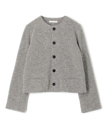 『GALERIE VIE』日本製　ウール100 カーディガン　グレー　Sサイズ GALERIE VIE ボイルドニットカーディガン | GALERIE