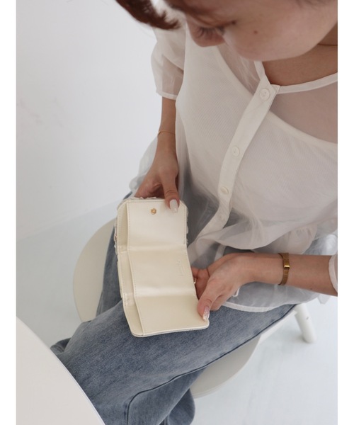 JUMELLE(ジュメロ)の「jm charming wallet(財布・レディース・ベージュ/ブラック・FREE)」の12枚目の写真