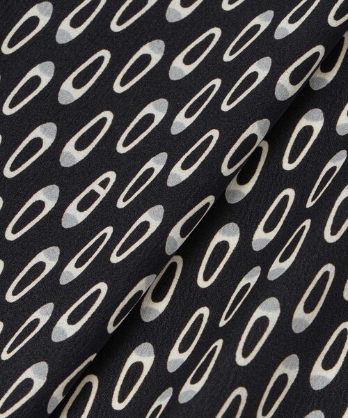 ANAYI（アナイ）の「バレエシューズプリントシャーリング ブラウス