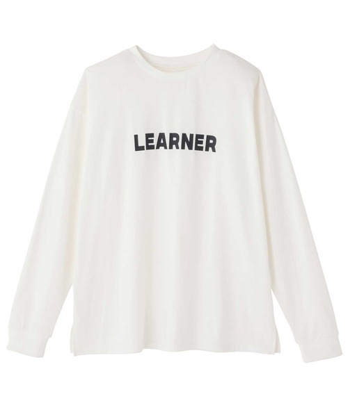 GeeRA(ジーラ)の「アソートロゴプリントロンT(Tシャツ/カットソー・レディース・チャコール/オフホワイト/ホワイト系その他/チャコールグレー・MEDIUM/LARGE)」の9枚目の写真
