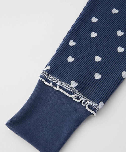 MILKFED.（ミルクフェド）の「HEART WAFFLE TOP（Tシャツ/カットソー・レディース・ネイビー/ブラウン/オフホワイト・ONE SIZE）」の15枚目の写真