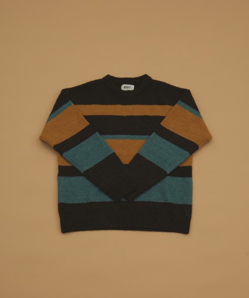 MERLOT(メルロー)の「マルチボーダールーズニット(ニット/セーター・レディース・その他1/その他2/その他3・FREE)」の6枚目の写真