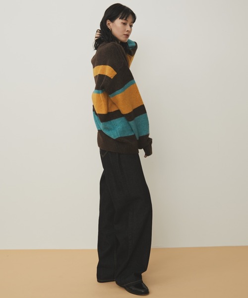 MERLOT(メルロー)の「マルチボーダールーズニット(ニット/セーター・レディース・その他1/その他2/その他3・FREE)」の10枚目の写真