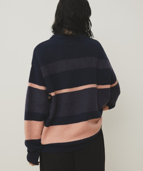 MERLOT(メルロー)の「マルチボーダールーズニット(ニット/セーター・レディース・その他1/その他2/その他3・FREE)」の13枚目の写真