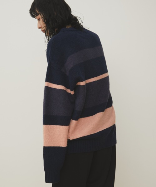 MERLOT(メルロー)の「マルチボーダールーズニット(ニット/セーター・レディース・その他1/その他2/その他3・FREE)」の15枚目の写真