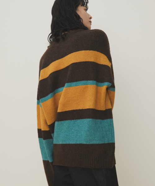 MERLOT(メルロー)の「マルチボーダールーズニット(ニット/セーター・レディース・その他1/その他2/その他3・FREE)」の20枚目の写真