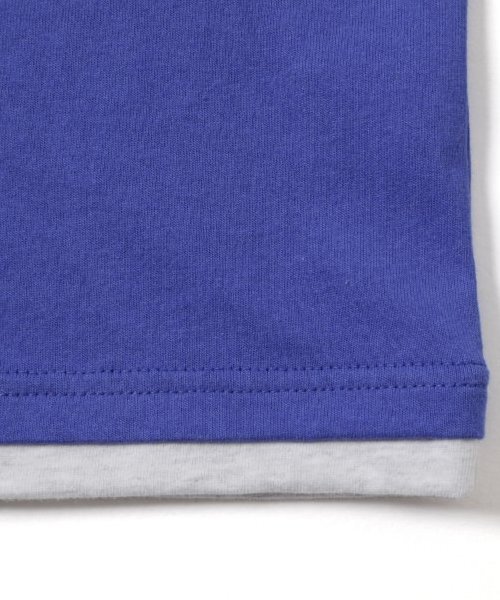 GLAZOS(グラソス)の「【大人向けサイズあり】USAコットン・レイヤードボブプリントビッグ長袖Tシャツ(Tシャツ/カットソー・キッズ・グリーン/ブルー/ブラック・S/M/L/LL)」の12枚目の写真