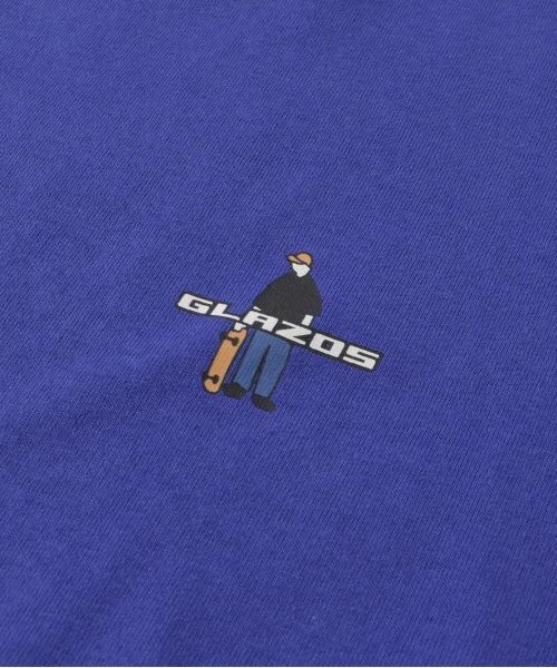 GLAZOS(グラソス)の「【大人向けサイズあり】USAコットン・レイヤードボブプリントビッグ長袖Tシャツ(Tシャツ/カットソー・キッズ・グリーン/ブルー/ブラック・S/M/L/LL)」の13枚目の写真