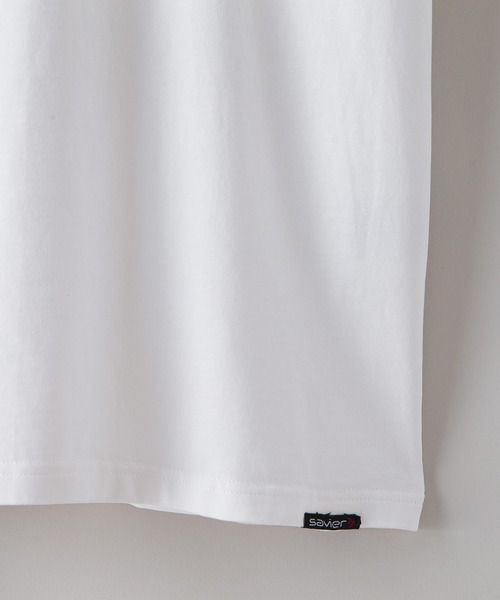 SAVIER(サビアー)の「【SAVIER/サビアー】WALKING DONUTSコラボ ルーズフィットTシャツ(Tシャツ/カットソー・メンズ・ネイビー/ブラック/オフホワイト・MEDIUM/LARGE)」の9枚目の写真