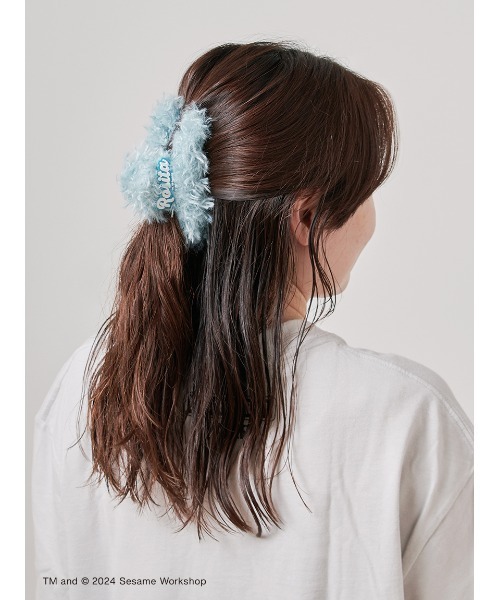 ガールズシリーズ】ファーヘアクリップ（バレッタ/ヘアクリップ
