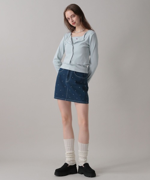 FOREVER 21（フォーエバー トゥエンティーワン）の「【2024FW】ローズキャミセットコンパクトカーディガン（カーディガン/ボレロ・レディース・レッド/ブラック/ブルー・SMALL/MEDIUM）」の22枚目の写真