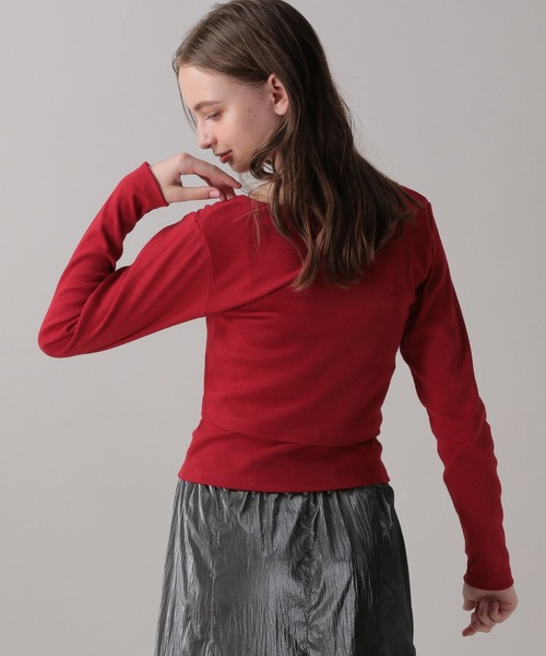 FOREVER 21（フォーエバー トゥエンティーワン）の「【2024FW】ローズキャミセットコンパクトカーディガン（カーディガン/ボレロ・レディース・レッド/ブラック/ブルー・SMALL/MEDIUM）」の12枚目の写真