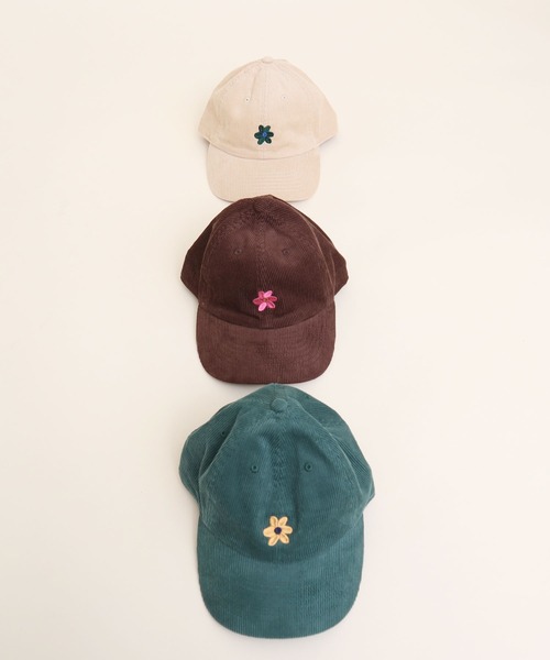 didizizi(ディディジジ)の「お花刺繍キャップ(キャップ・レディース・ダークブラウン/グリーン/ベージュ・FREE)」の22枚目の写真