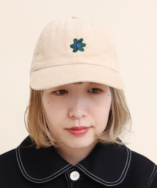 didizizi(ディディジジ)の「お花刺繍キャップ(キャップ・レディース・ダークブラウン/グリーン/ベージュ・FREE)」の11枚目の写真