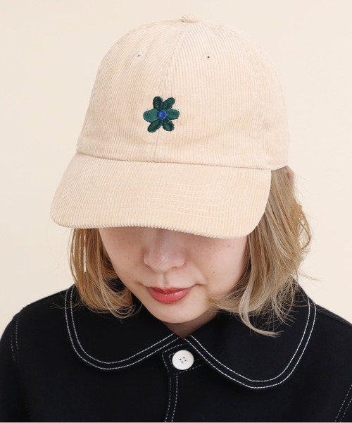 didizizi(ディディジジ)の「お花刺繍キャップ(キャップ・レディース・ダークブラウン/グリーン/ベージュ・FREE)」の12枚目の写真