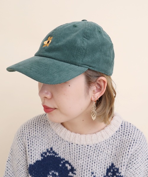 didizizi(ディディジジ)の「お花刺繍キャップ(キャップ・レディース・ダークブラウン/グリーン/ベージュ・FREE)」の13枚目の写真